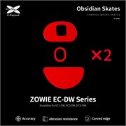 Ножки для мыши (глайды) X-raypad Obsidian для Zowie EC-DW (EC1-DW, EC2-DW, EC3-DW), комплект из 2-х наборов 38826