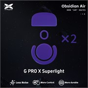 Ножки для мыши (глайды) X-raypad Obsidian Air для Logitech G Pro X Superlight, комплект из 2-х наборов 38827
