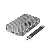 Док-станция 6-в-1 USB Type-C -> USB Type-C 10G+USB 3.0+HDMI 4K@60Hz+SD/TF+PD 100W+M.2 NVME ACASIS EC-1401 38863