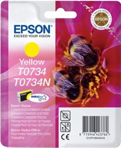 К-ж Epson T0734 Yellow для EPS ST С79/СХ3900/4900/5900 ориг. 12980