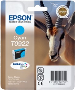 К-ж Epson T0922 Cyan для EPS C91/CX4300 ориг. 16502