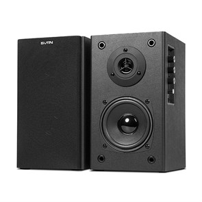 SVEN SPS-611S (18W+18W) черная кожа 23470