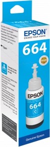 К-ж Epson T6642 с голубыми чернилами для L100/110/120/200/210/300/350/355/550/555/1300 (70 мл) 28834