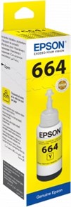 К-ж Epson T6644 с желтыми чернилами для L100/110/120/200/210/300/350/355/550/555/1300 (70 мл) 28835