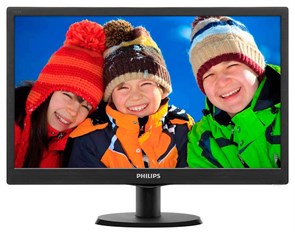 18.5" Philips 193V5LSB2/10(62) Black (16:9, 47см, LED, 1366x768, 200кд, 5мс) 29057