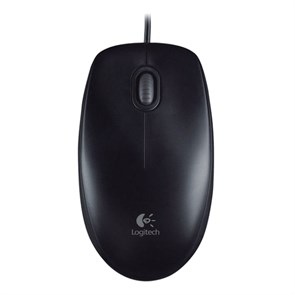 Мышь Logitech B100 Black Optical, 800dpi, USB (910-006605) 29173