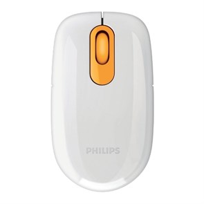 Мышь Philips SPM5910/10 USB, желто-белый, 1200dpi, ComfortFit, кабель 0,65м, USB 29483