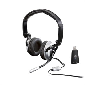 HP Premium DHS KJ270AA  (оголовье, закрытая, 20Гц-20кГц, 32Ом, -44 дБ мик., 2 * 3,5 мм или USB, кабель 1,5м) 22609