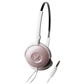 Audio-Technica ATH-FW3 PK (оголовье, закрытые, розовые, 15Гц-22кГц, 32Ом, 100 дБ/мВт, 3.5мм, кабель 1м) 23660