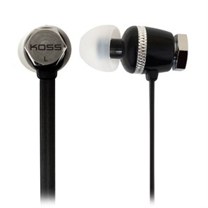 Koss RUK30K (внутриканальные, чёрные, 15Гц-20кГц, 16Ом, 110 дБ/мВт, 3.5мм, кабель 1,2 м) 27328