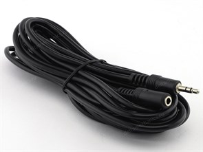 Удлинитель аудио jack 3.5 мм (M) - jack 3.5 мм (F), 5м 8292