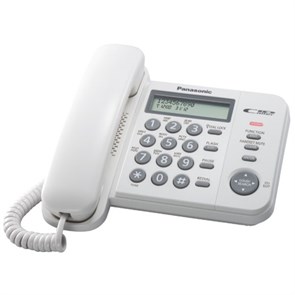 Телефон Panasonic KX-TS2356RUW (белый) 19775