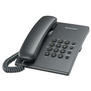 Телефон Panasonic KX-TS2350RUT (темно-серый) 30583