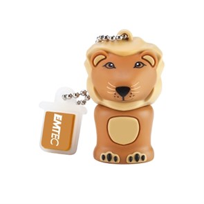 USB 2.0 Flash Drive 4GB Emtec Safari M325, Фигурка Lion (лев) 28065