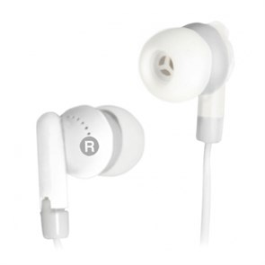 Ritmix RH-010 White (внутриканальные, белые, 20Гц-20кГц, 32Ом, 80 дБ/мВт, 3.5мм, кабель 1,2 м) 28488