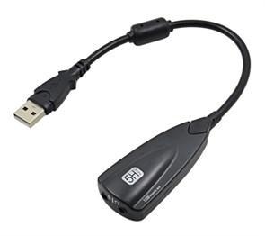 Звуковая карта 5Hv2 (для наушников, колонок + микрофон) USB2.0 28877