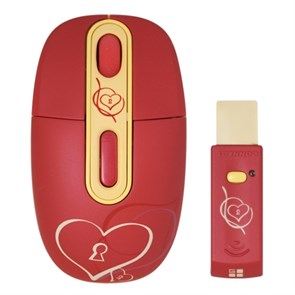 Мышь беспров. A4Tech G-Cube Enchanted - Heart & Soul, красная, USB (G4E-10S) 19880