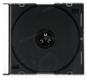 Коробка на 1 CD slim, black tray 10678