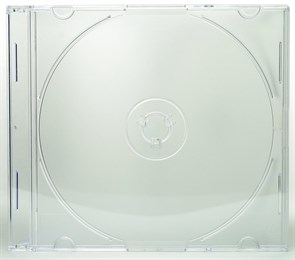 Коробка на 1 CD slim, прозрачная 21673