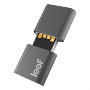 USB 2.0 Flash Drive 8GB Leef FUSE, магнитный, черно/белый (LFFUS-008GWR) 27842