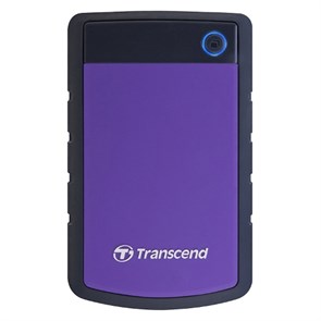 USB 3.0 HDD 2.5" 2 TB Transcend StoreJet 25H3P черно-фиолетовый, противоударный (TS2TSJ25H3P) 31714