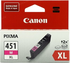 К-ж Canon CLI-451M XL Magenta (MG6340, MG5440, IP7240) увеличенной емкости, ориг. 28063