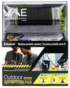 Портативная акустика Hercules WAE BTP04 Outdoor Adventure Pack (Bluetooth, 2x2Вт, аккум. до 14часов, IP64) (4780549) 32384