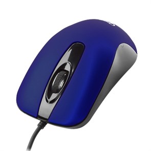 Мышь Gembird MOP-400-B, темно-синий, бесшумный клик, USB, 1000dpi 32528