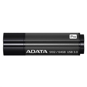 USB 3.0 Flash Drive 64GB ADATA Superior S102 Pro, серый алюминий (AS102P-64G-RGY) 32833