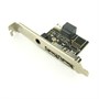 Кабель (планка) 2xeSATA+ разъем питания DC+12V/3A (подключение eSATA к внутренним SATA) (BS2D-V1T-02Z1D) 23331 - фото 10621