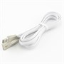 Кабель USB A --> Type-C (M) 1.2м (USB 2.0) hoco X4, металл, белый 32877 - фото 10727