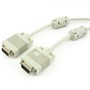 Кабель SVGA 15M-15M (сигн., экранированный, 2 фильтра) 5м чёрный 11958 - фото 10786