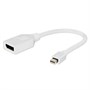 Переходник Mini DisplayPort (M) -> DisplayPort (F), Cablexpert, белый (A-mDPM-DPF-001-W) 26649 - фото 11022