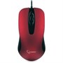 Мышь Gembird MOP-400-R, красная, бесшумный клик, USB, 1000dpi 33220 - фото 11290