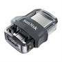 micro-USB + USB 3.0 Flash Drive 128GB SanDisk Ultra Dual Drive m3.0, Black (SDDD3-128G-G46) 33371 - фото 11324