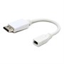 Переходник Mini DisplayPort (F) -> DisplayPort (M), Cablexpert, белый (A-mDPF-DPM-001-W) 33249 - фото 11351