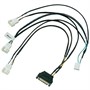 Разветвитель 1x4-pin (F) --> 3x4-pin (M) PWM + питание 1xSATA Akasa FLEXA FP3S 30см AK-CBFA06-30 33303 - фото 12153