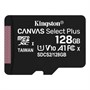 microSD Memory Card SDXC 128GB Class10 UHS-I U1 Kingston Canvas Select Plus 100MB/s (SDCS2/128GB) 34651 - фото 12686