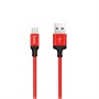 Кабель USB A --> Micro USB 5P (B) 1.0м hoco X14, красно-черный 34897 - фото 13189