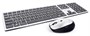 Клавиатура+мышь беспроводные Gembird KBS-8100, Bluetooth, slim, серебро, 109кл., 1600dpi 34915 - фото 13224