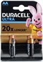 AA (LR06) Duracell Ultra Power, 1.5V, упаковка 2шт. 35048 - фото 13994