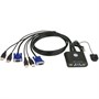 KVM-переключатель ATEN CS22U-A USB/VGA на 2 компьютера (кабели 0.9м, проводной пульт ДУ) 31801 - фото 14273