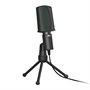 Микрофон Ritmix RDM-126 Black-Green на штативе-подставке, 50-16000Гц, -30±3 дБ, кабель 1.8м 35492 - фото 14435