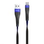 Кабель USB A --> Micro USB 5P (B) 1.2м hoco U39, сине-чёрный 35547 - фото 14698