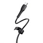 Кабель USB A --> Type-C (M) 1.0м (USB 2.0) hoco X49, чёрный, силиконовая оплетка, 3A 35566 - фото 14741
