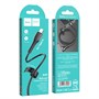 Кабель USB A --> Type-C (M) 1.0м (USB 2.0) hoco X49, чёрный, силиконовая оплетка, 3A 35566 - фото 14743