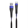 Кабель USB A --> Type-C (M) 1.2м (USB 2.0) hoсo U39, сине-чёрный 35553 - фото 14754