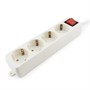 Сетевой удлинитель Гарнизон 4 евророзетки с заземлением, выключатель, 2м. 3x1.0мм2, 16А 35267 - фото 14775