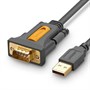 Переходник-конвертер USB-->COM Ugreen 20211 (Am-9m, чип Prolific PL2303TA, 1.5 м) 35610 - фото 15790