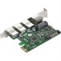 Ethernet-адаптер PCI-e ExeGate EXE-361 UTP 10/100/1000 Mbit/sec + 3xUSB 3.0 35980 - фото 15975